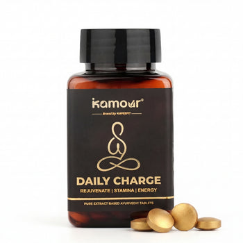 Kamour Daily Charge – Ayurvedic Daily Wellness Tablets for Energy & Balance