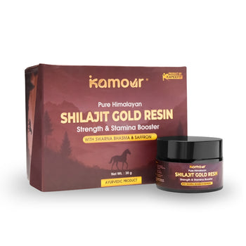 Kamour Shilajit Gold Resin – For Daily Energy & Mineral Wellness | 100% Pure Himalayan Wellness | 30g